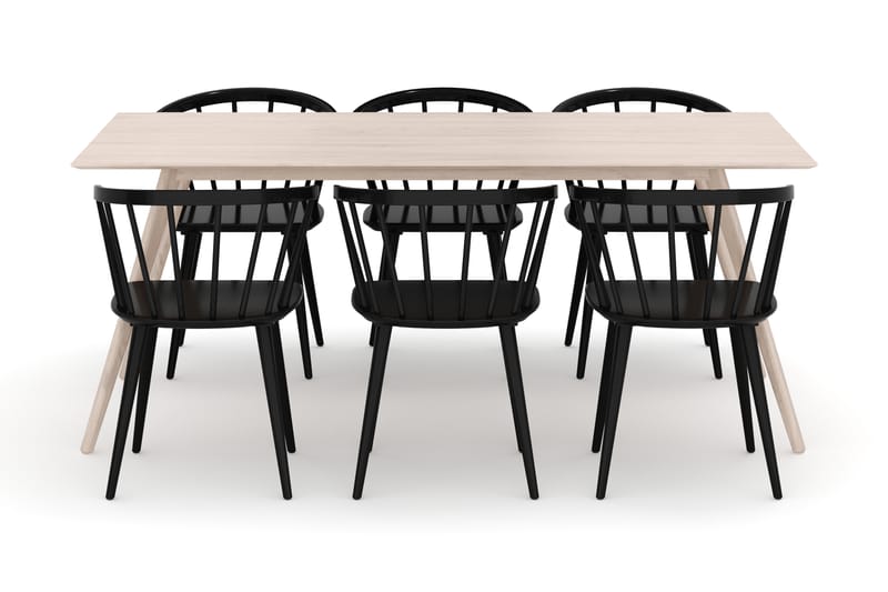 Tyrö Matgrupp med 6 st Tyrö Karmstolar - Möbler - Bord & matgrupp - Matgrupp