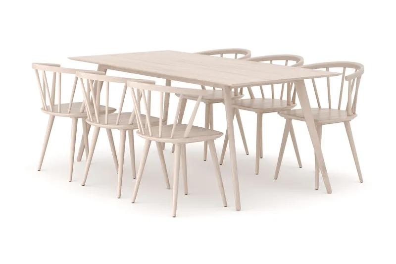 Tyrö Matgrupp med 6 st Tyrö Karmstolar