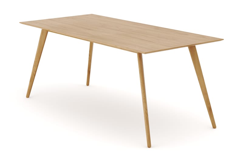 Tyrö Rektangulär Matbord & köksbord 190x90 cm Askträ - Oak - Möbler - Bord & matgrupp - Matbord & köksbord