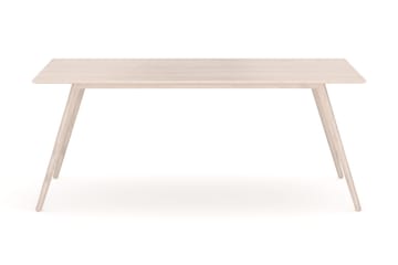 Tyrö Rektangulär Matbord & köksbord 190x90 cm Askträ - Whitewash - Möbler - Bord & matgrupp - Matbord & köksbord