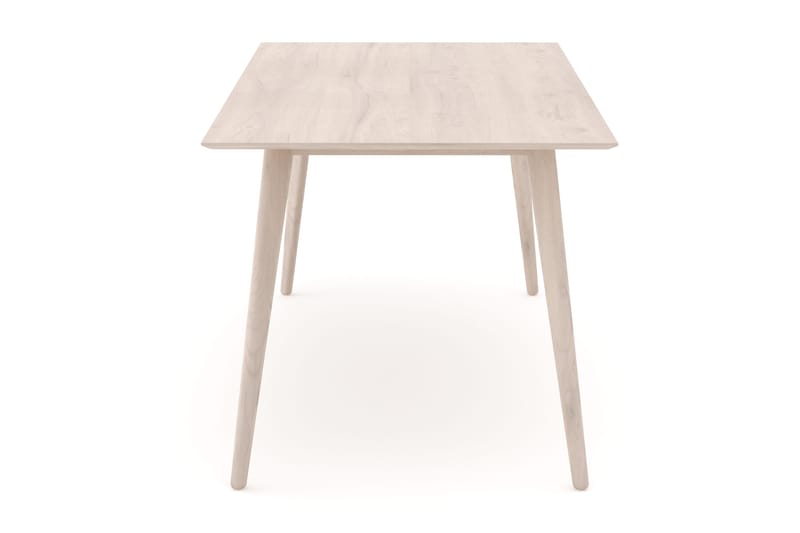 Tyrö Rektangulär Matbord & köksbord 190x90 cm Askträ - Whitewash - Möbler - Bord & matgrupp - Matbord & köksbord