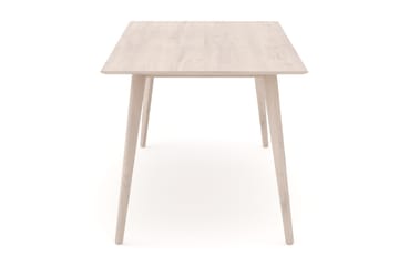 Tyrö Rektangulär Matbord & köksbord 190x90 cm Askträ - Whitewash - Möbler - Bord & matgrupp - Matbord & köksbord