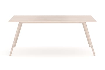 Tyrö Rektangulär Matbord & köksbord 190x90 cm Askträ - Whitewash - Möbler - Bord & matgrupp - Matbord & köksbord