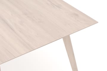 Tyrö Rektangulär Matbord & köksbord 190x90 cm Askträ - Whitewash - Möbler - Bord & matgrupp - Matbord & köksbord