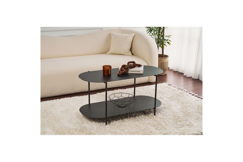Ulvo Soffbord 100 cm - Svart - Möbler - Bord & matgrupp - Soffbord