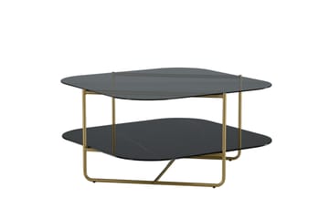 Un-Line Soffbord 85 cm Mässing - Svart - Möbler - Bord & matgrupp - Soffbord