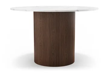 Uppveda Matbord 120 cm Rund - Brun - Möbler - Bord & matgrupp - Matbord & köksbord