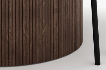 Uppveda Matbord 120 cm Rund med 4 Gemmiano Stolar - Brun - Möbler - Bord & matgrupp - Matgrupp