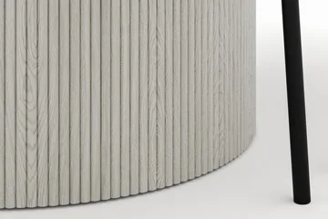 Uppveda Matbord 120 cm Rund med 4 Gemmiano Stolar - Vit - Möbler - Bord & matgrupp - Matgrupp