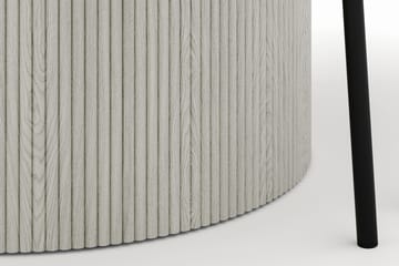 Uppveda Matbord 120 cm Rund med 4 Gemmiano Stolar - Vit - Möbler - Bord & matgrupp - Matgrupp