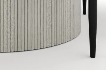 Uppveda Matbord 120 cm Rund med 4 Sawako Stolar - Vit - Möbler - Bord & matgrupp - Matgrupp