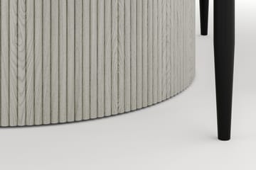 Uppveda Matbord 120 cm Rund med 4 Sawako Stolar - Vit - Möbler - Bord & matgrupp - Matgrupp