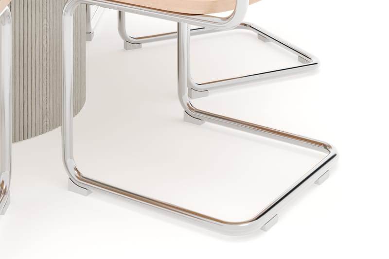 Uppveda Matbord 120 cm Rund med 6 st Build Matstolar - Vit - Möbler - Bord & matgrupp - Matgrupp