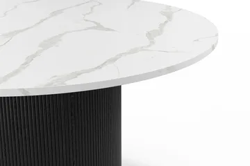 Uppveda Matbord 120 cm Rund - Svart/Vit - Möbler - Bord & matgrupp - Matbord & köksbord