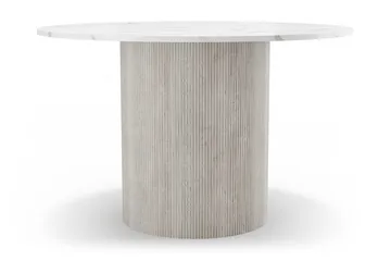 Uppveda Matbord 120 cm Rund - Vit - Möbler - Bord & matgrupp - Matbord & köksbord