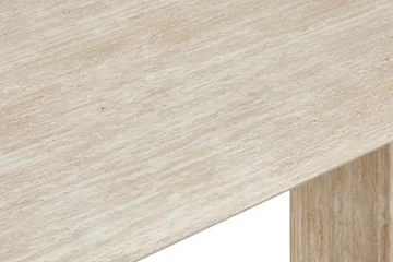 Uppveda Ovalt Matbord 180x90 cm Travertin Utseende - Beige - Möbler - Bord & matgrupp - Matbord & köksbord