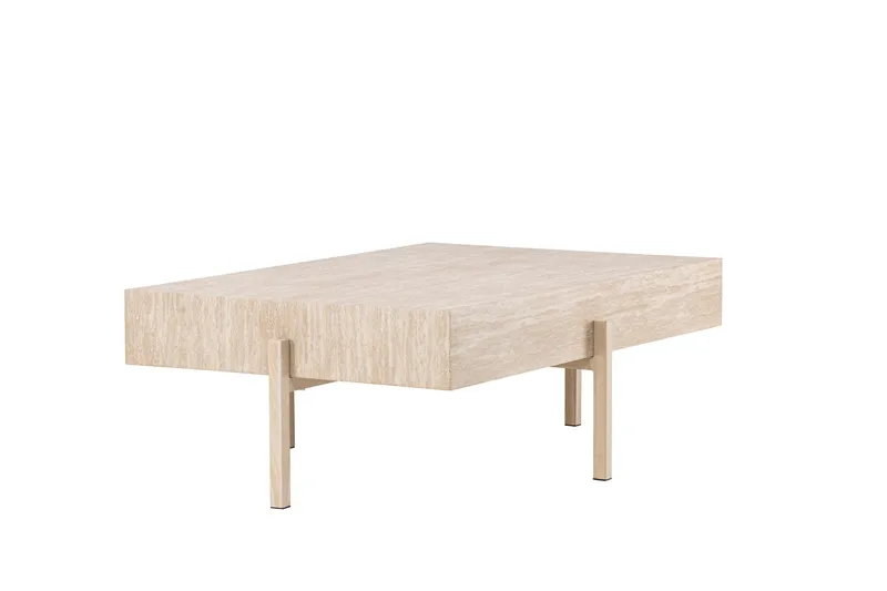 Vadholmen Soffbord 130x82 cm Rektangulär - Whitewash - Möbler - Bord & matgrupp - Soffbord