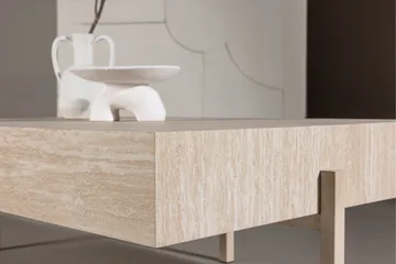 Vadholmen Soffbord 130x82 cm Rektangulär - Whitewash - Möbler - Bord & matgrupp - Soffbord