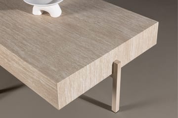 Vadholmen Soffbord 130x82 cm Rektangulär - Whitewash - Möbler - Bord & matgrupp - Soffbord