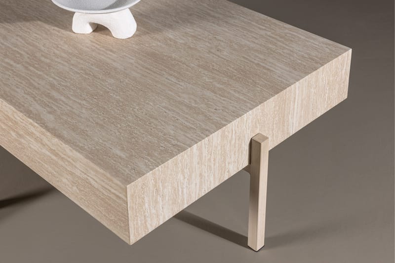 Vadholmen Soffbord 130x82 cm Rektangulär - Whitewash - Möbler - Bord & matgrupp - Soffbord