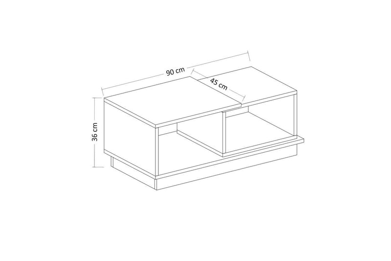 Vaelen Soffbord 90 cm - Sand - Möbler - Bord & matgrupp - Soffbord