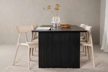 Vail Matgrupp 200 cm Rektangulär med 6 Ursholmen stolar - Beige - Möbler - Bord & matgrupp - Matgrupp