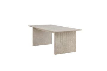 Vail Stort Rektangulärt Matbord 200 cm med Trä- och Ekutseende - Beige - Möbler - Bord & matgrupp - Matbord & köksbord