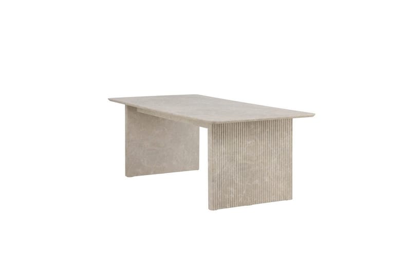 Vail Stort Rektangulärt Matbord 200 cm med Trä- och Ekutseende - Beige - Möbler - Bord & matgrupp - Matbord & köksbord