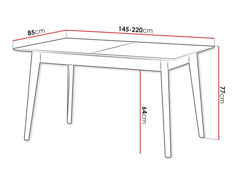 Valden Matbord 85x77 cm - Ljus ek - Möbler - Bord & matgrupp - Matbord & köksbord