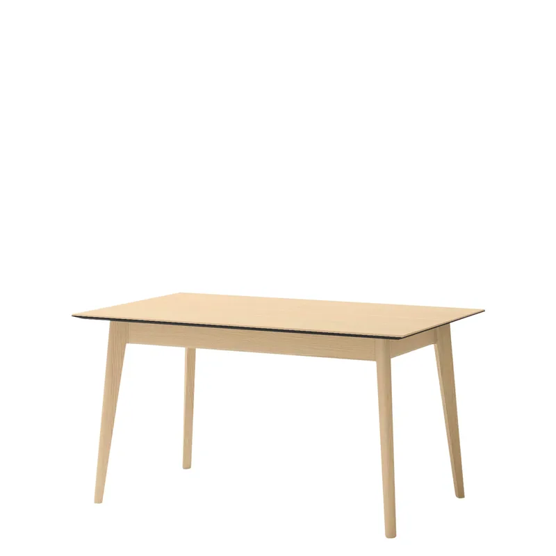 Valden Utdragbart Rektangulärt Matbord 145 cm med Ljus Ek-utseende, Brun