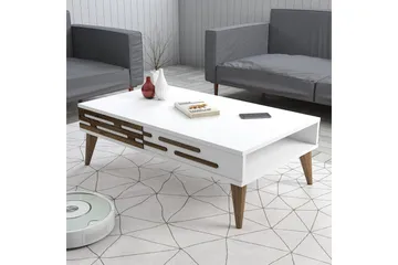 Valensiya Soffbord 105 cm - Vit - Möbler - Bord & matgrupp - Soffbord