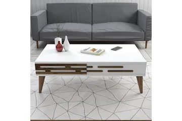 Valensiya Soffbord 105 cm - Vit - Möbler - Bord & matgrupp - Soffbord