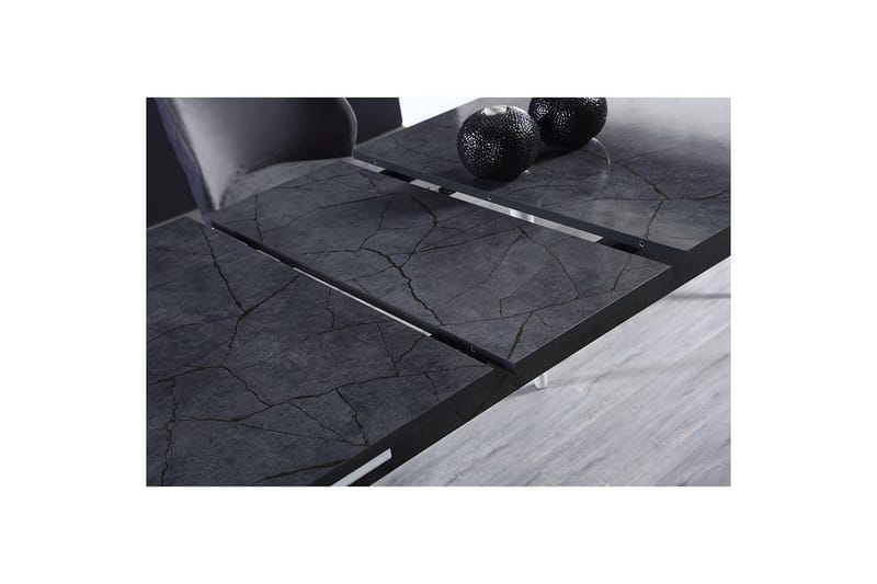 Valric Matbord 132 cm Rektangulär - Antracit/Vit - Möbler - Bord & matgrupp - Matbord & köksbord