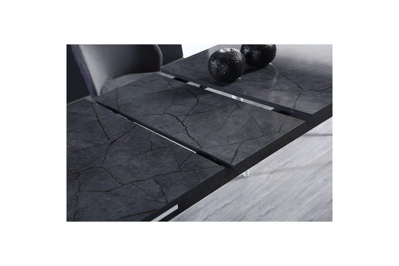 Valric Matbord 132 cm Rektangulär - Antracit/Vit - Möbler - Bord & matgrupp - Matbord & köksbord