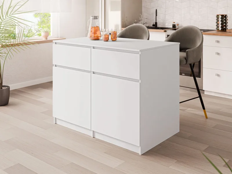 Valricon Köksö 120 cm - vit - Möbler - Bord & matgrupp - Barbord & ståbord