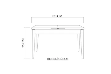 Valsot Matbord 110 cm - Ek - Möbler - Bord & matgrupp - Matbord & köksbord