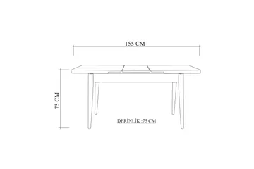 Valsot Matbord 110 cm - Ek - Möbler - Bord & matgrupp - Matbord & köksbord