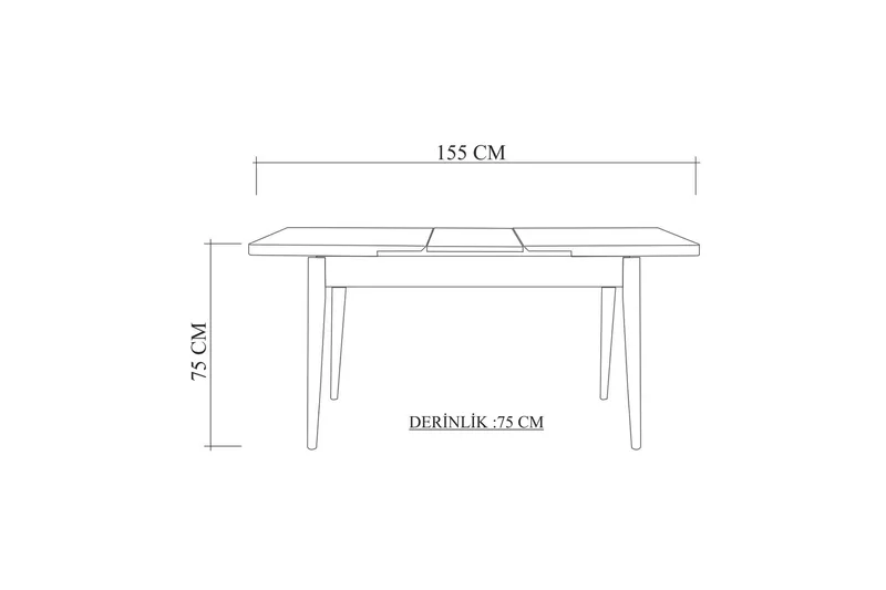 Valsot Matbord 110 cm - Ek - Möbler - Bord & matgrupp - Matbord & köksbord
