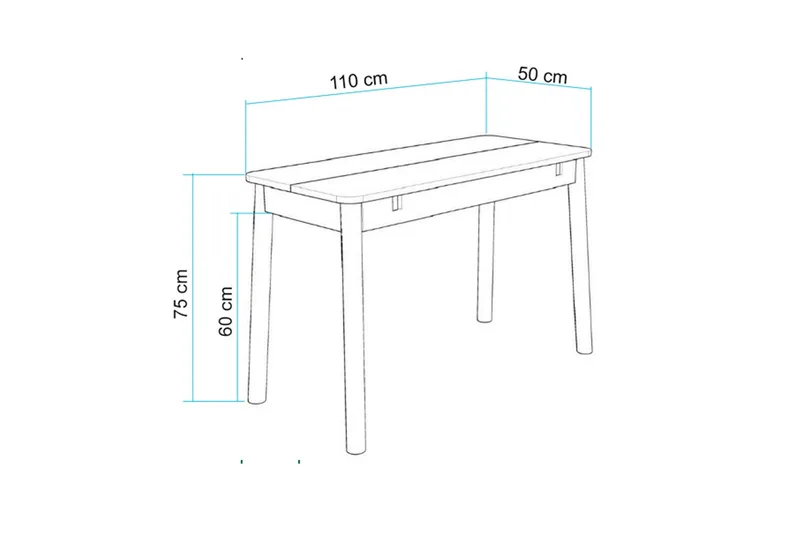 Valsot Matbord 110 cm - Ek - Möbler - Bord & matgrupp - Matbord & köksbord