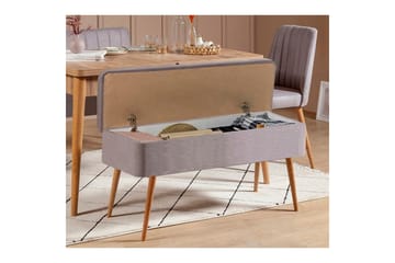 Valsot Matgrupp 129 cm Rektangulär - Natur/Grå - Möbler - Bord & matgrupp - Matgrupp