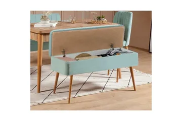 Valsot Matgrupp 129 cm Rektangulär - Natur/Grön - Möbler - Bord & matgrupp - Matgrupp