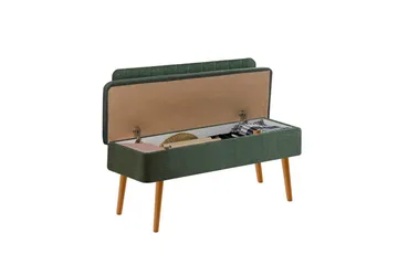 Valsot Matgrupp 129 cm Rektangulär - Natur/Grön - Möbler - Bord & matgrupp - Matgrupp