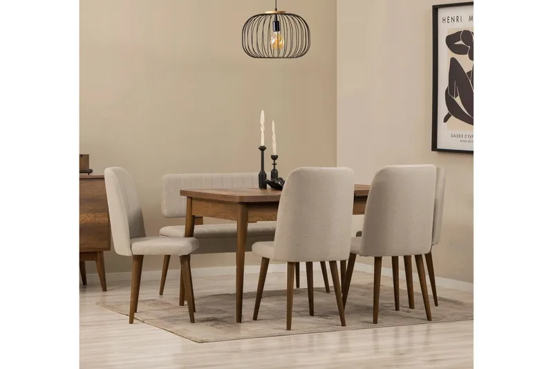 Valsot Matgrupp Rektangulär, Beige