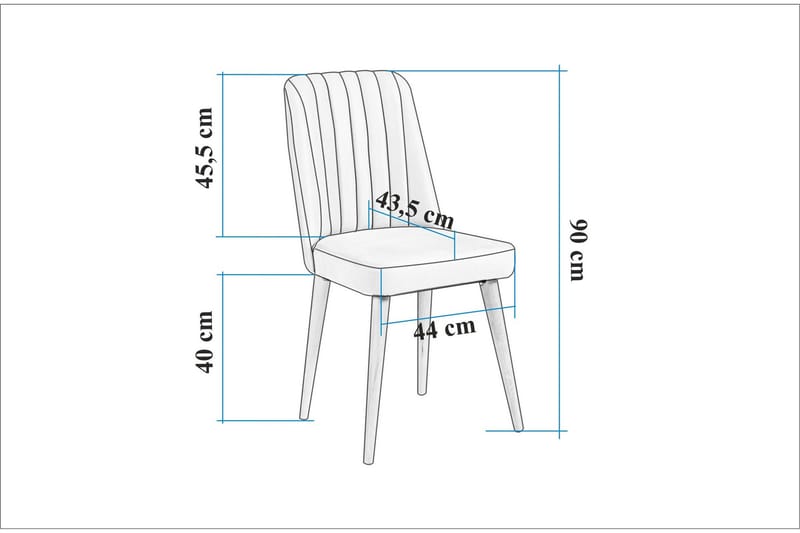 Valsot Matgrupp Rektangulär - Beige - Möbler - Bord & matgrupp - Matgrupp