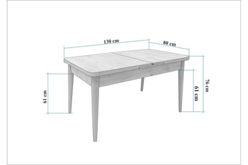 Valsot Matgrupp Rektangulär - Beige - Möbler - Bord & matgrupp - Matgrupp