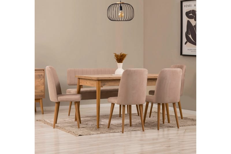 Valsot Matgrupp Rektangulär, Beige