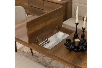 Valsot Matgrupp Rektangulär - Beige - Möbler - Bord & matgrupp - Matgrupp