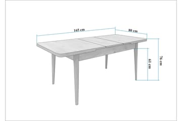 Valsot Matgrupp Rektangulär - Beige - Möbler - Bord & matgrupp - Matgrupp