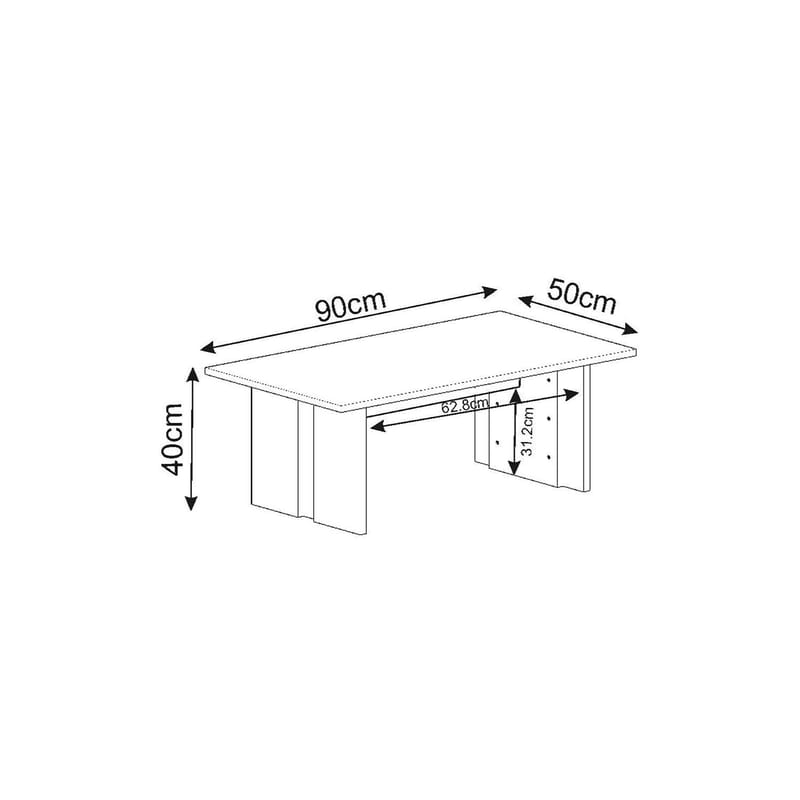 Valto Soffbord 90 cm - Möbler - Bord & matgrupp - Soffbord