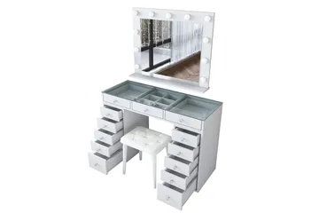 Varlin Sminkbord 120 cm - Vit - Möbler - Bord & matgrupp - Sminkbord & toalettbord